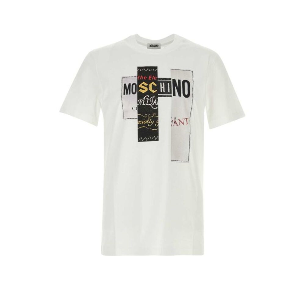 Moschino Men White Cotton T-Shirt